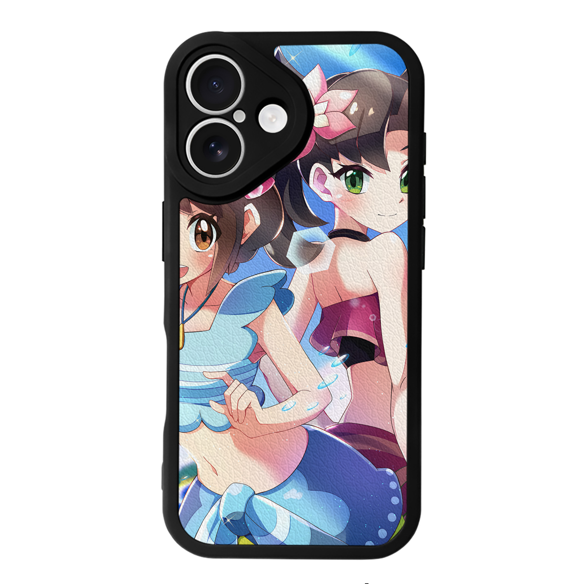 （画像用） ポケットモンスター Pokémon 【iPhone 16シリーズ対応】シリコンスマホケース（レザー調） 材質：シリコン